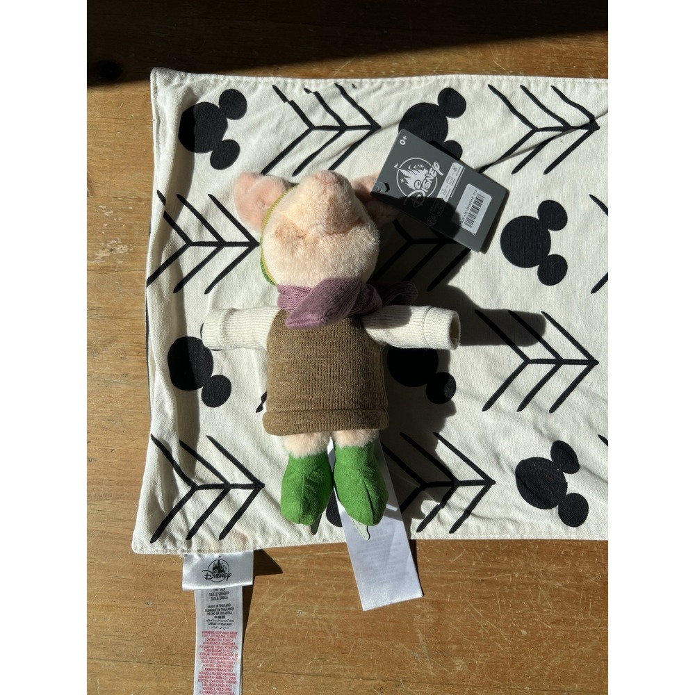 Disney Piglet Plush Ice Skating Winter Scarf Hat 9.5" Winnie the Pooh